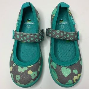 Chooze Jump Blossom Mary Janes Size 13 Girls